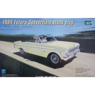 TRUMPETER 小號手 02509 ~ 02512 Ford Falcon 福特獵鷹 敞篷車 皮卡車 1/25