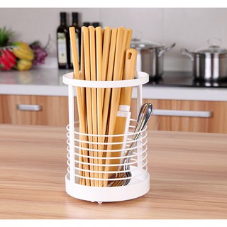 小清新鐵藝刀叉筷子筒 廚房用品瀝水儲物收納架餐具籠