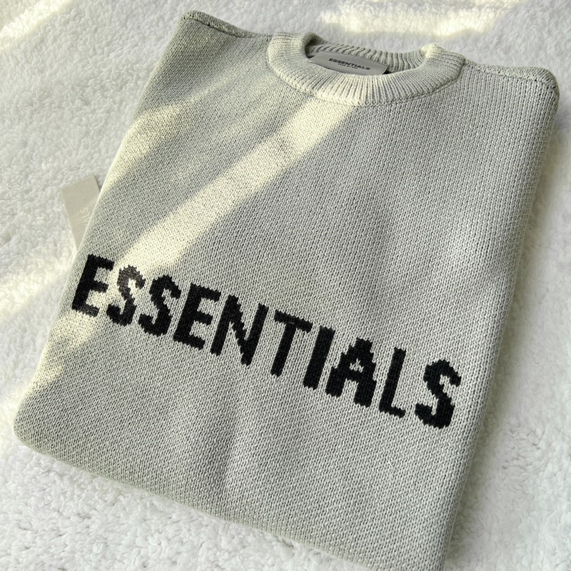 👻現貨🇺🇸 Essentials concrete 水泥 灰綠色 Knit Sweater 針織 毛衣 男生 女生