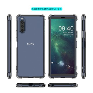 索尼Sony Xperia 10 II 軍士防摔硅膠套TPU手機保護套軟殼 Xperia 1 II