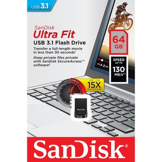 公司貨 SanDisk Fit 64GB 64G 極速 130MB/S USB3.1 超迷你隨身碟 CZ430