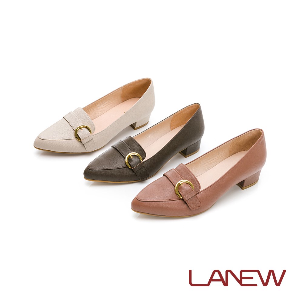 LA NEW 羊皮低跟淑女鞋(女2270435)