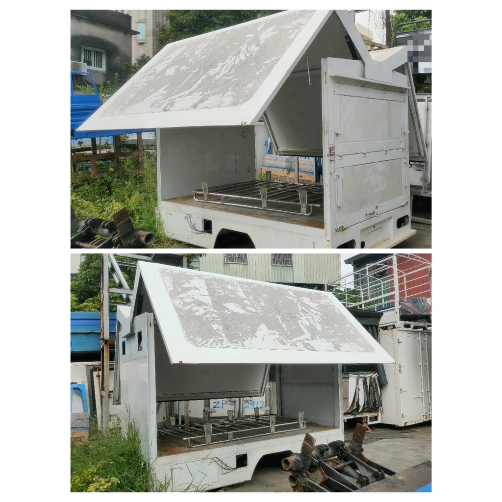 (只賣車廂)鷗翼車廂餐車行動餐車油壓鷗翼全開式堅達一路發ISUZU日野HINO卡旺現代小霸王勁勇勁旺露營車廂