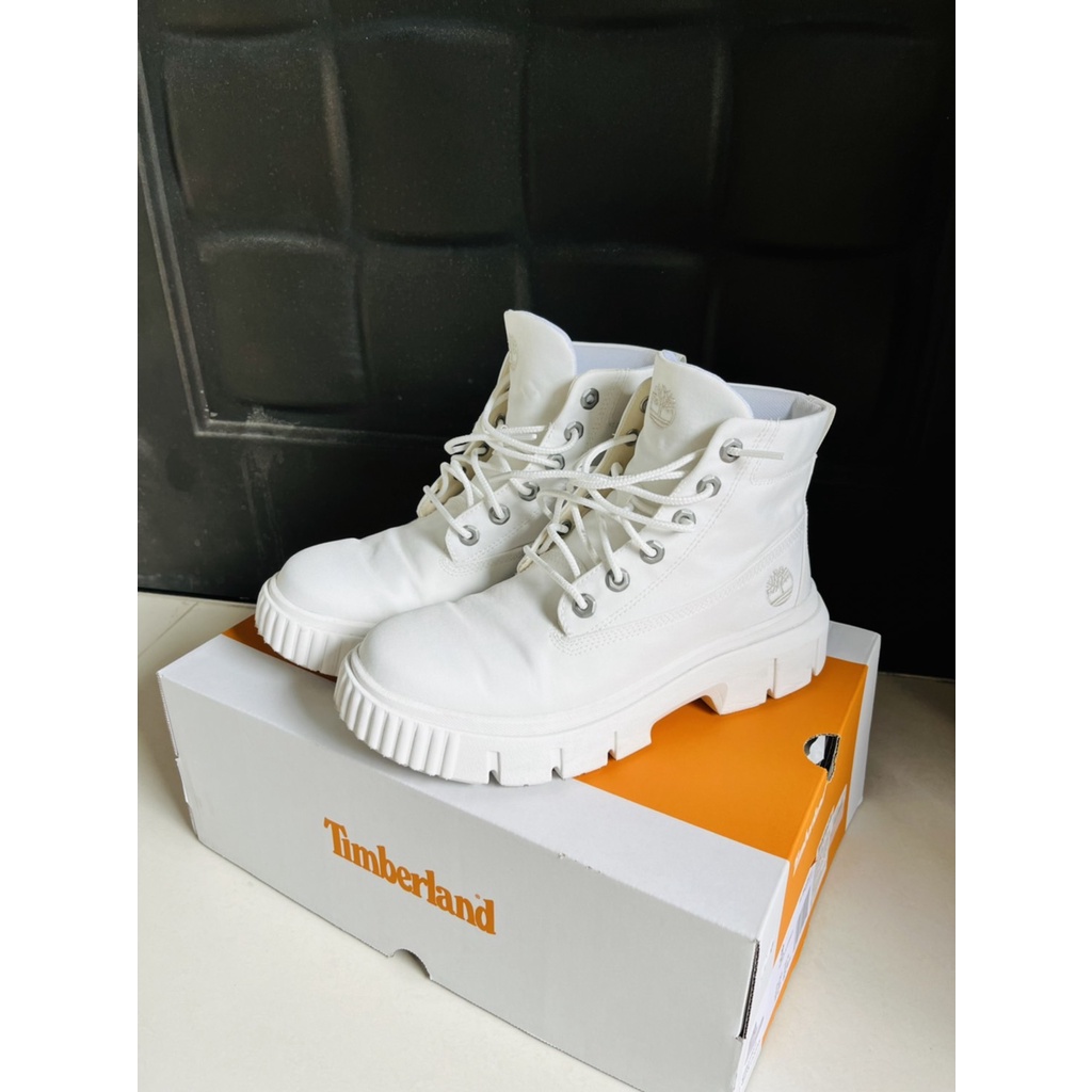 Timberland Greyfield  0A2JFQ 女款低筒鞋(全白)