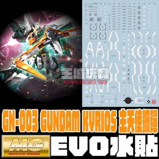 【現貨】【大頭宅】EVO水貼 MG 主天使 鋼彈 模型 螢光 水貼 EM212