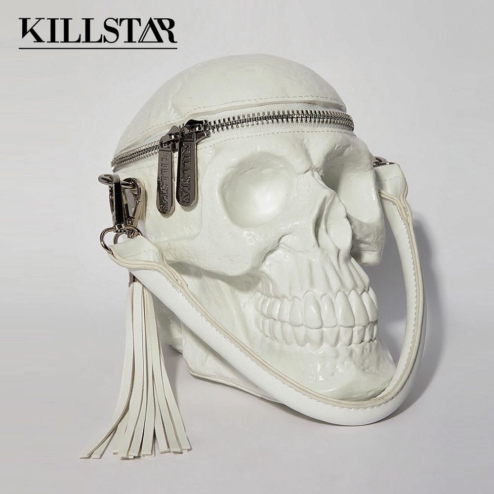 【吉兒龐克】頭骨造型兩用肩背手提包(KILLSTAR)｜英國哥德龐克代理品牌【JKS0002】