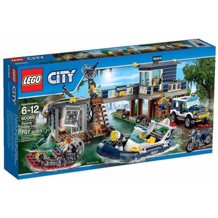 樂高 Lego CITY 城市系列 60069 沼澤警察局 全新未拆