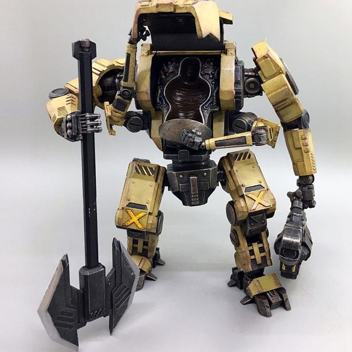缺貨***現貨JOYTOY暗源三代機甲模型 鐵骸HT01 軍事機器人機甲可動模型玩具