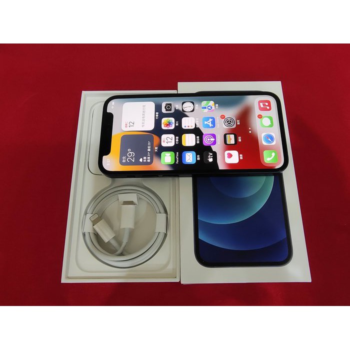 聯翔通訊 外觀如新 Apple iPhone 12 mini 128G 台灣保固2021/11/16 藍色※換機優先
