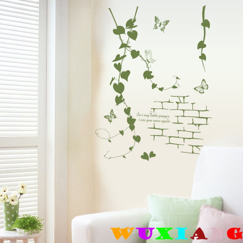 五象設計 壁貼 貼紙 墻貼 房間裝飾 窗貼 牆壁裝飾 綠色植物 家居裝飾