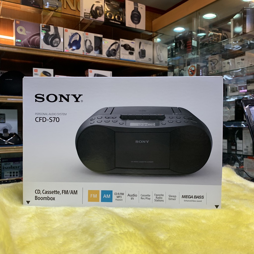 現貨可自取 視聽影訊 SONY S70 CFD-S70 台灣 SONY公司貨 保固一年 CD 廣播 卡帶 三合一手提音響