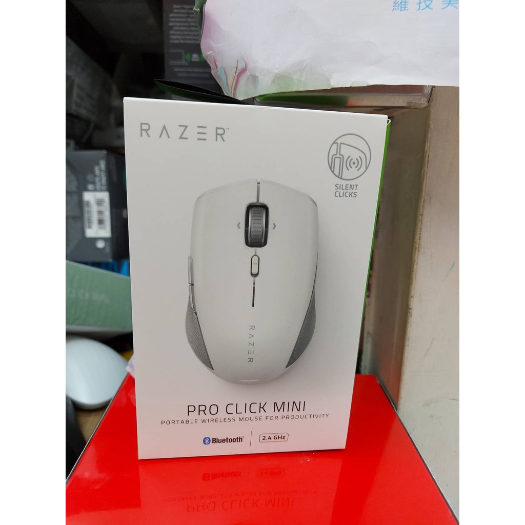 雷蛇 RAZER PRO CLICK MINI 無線滑鼠 多工多裝置 白色