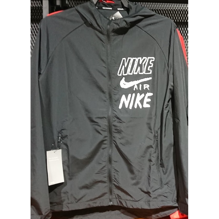 2018 12月 NIKE M ESSNTL JACKET 拉鍊 防風 連帽 運動外套 黑白 風衣 BQ8263-010