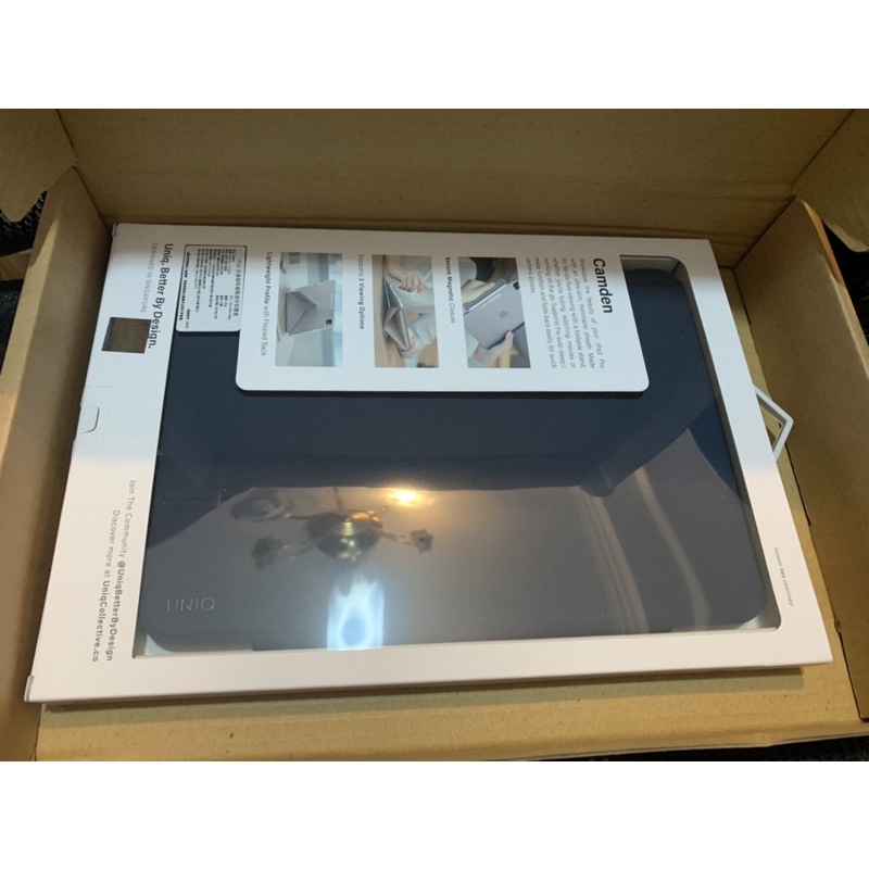 UNIQ iPad Pro 11吋 (2021/2020) Camden 抗菌磁吸設計帶支架多功能極簡透明保護套