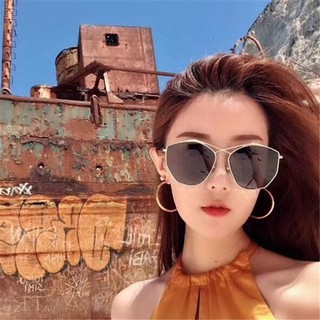 現貨-ins火爆墨鏡女新款防紫外線網紅抖音同款多邊形太陽眼鏡潮358