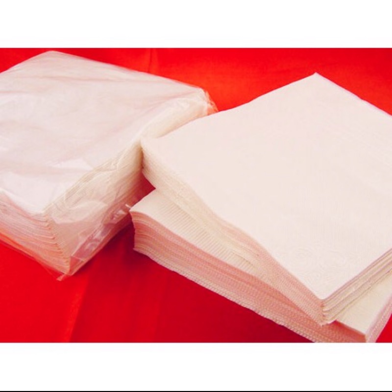 整箱！10*10雙面高級餐巾紙(現貨) 紅色餐巾紙 白色紙巾 早餐店 餐廳 小吃店 麵攤