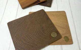 原木滑鼠墊/非洲柚木/雞翅木/手工製作