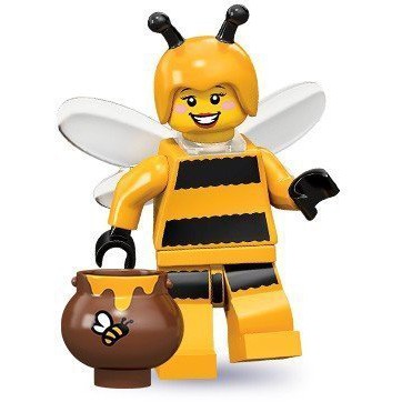 樂高 Lego 71001 10代 7號 蜜蜂 蜜蜂人 養蜂人 Bumble Bee Girl 蜂蜜 蜜蜂女孩