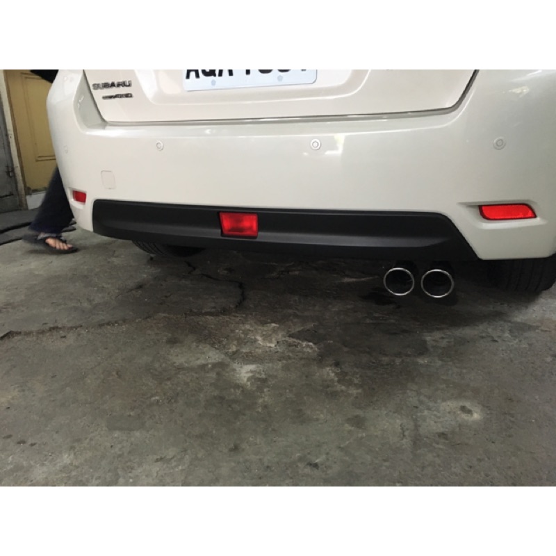 DK改裝精品藤壺排氣管尾段，適用SUBARU XV IMPREZA 小鯊，單桶雙出，直上安裝，另有OUTBACK