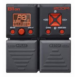【傑夫樂器行】 ZOOM B1on 貝斯專用綜合效果器 原廠公司貨 一年保固 免運費