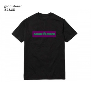 🚗 GOOD STONER 翅膀 短踢 黑 翻玩 GOOD YEAR LOGO t-shirt