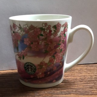 2011 日本 星巴克 櫻花系列 馬克杯 320ml 日本製 櫻花馬克杯