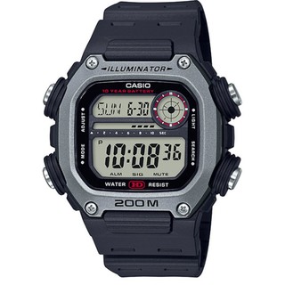 CASIO 卡西歐運動電子膠帶錶-黑 # DW-291H-1A