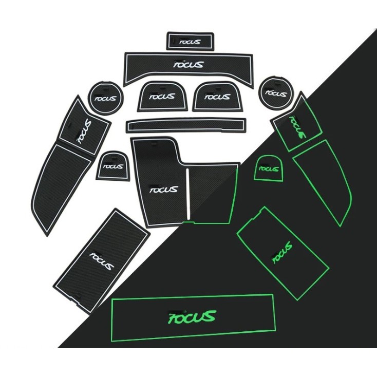 福特2019~2024 FOCUS MK4 水杯墊 門槽墊 儲物墊