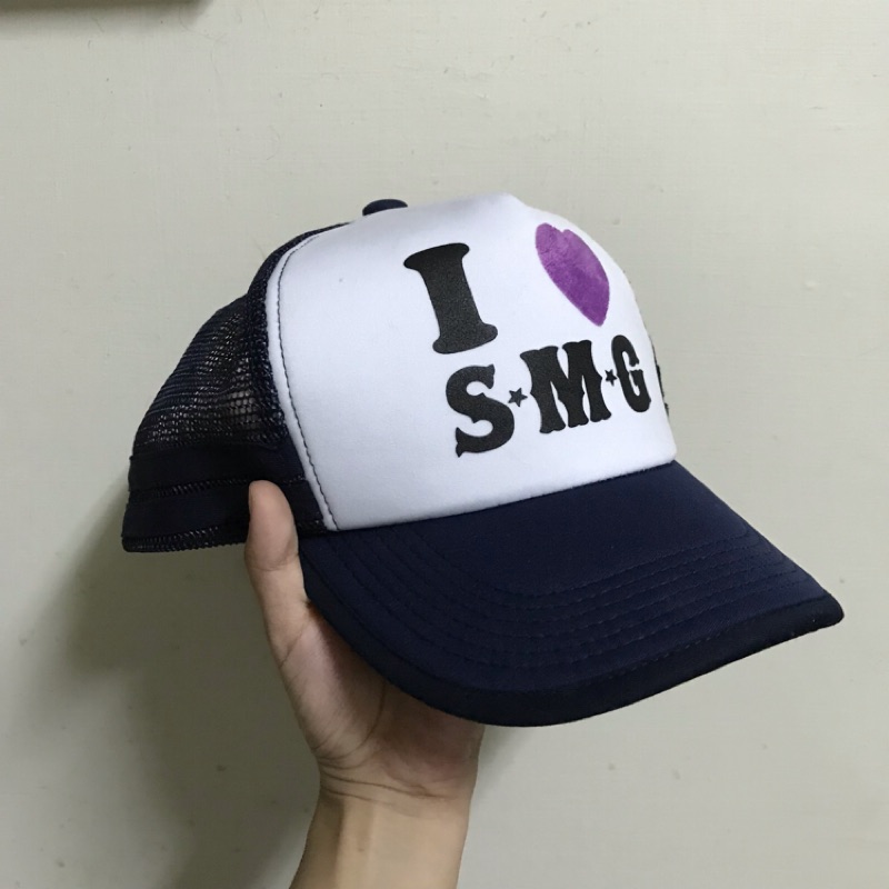 林俊傑JJ SMG潮牌 I💜SMG 帽子 鴨舌帽