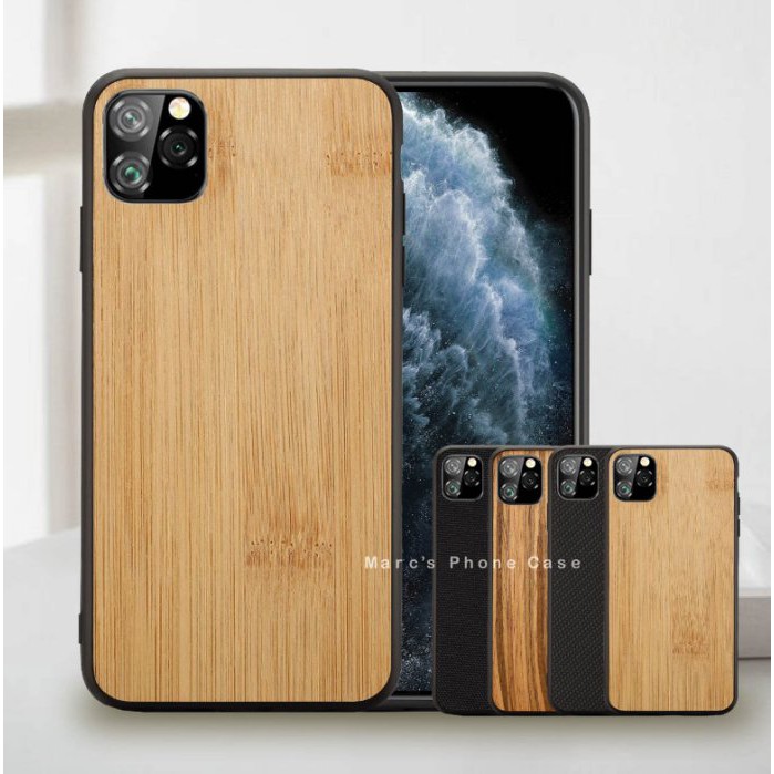 IPhone 11 Pro Xs Max XR 8 7 plus 木紋 竹文 碳纖維 實木貼皮 手機殼 手機套 保護殼