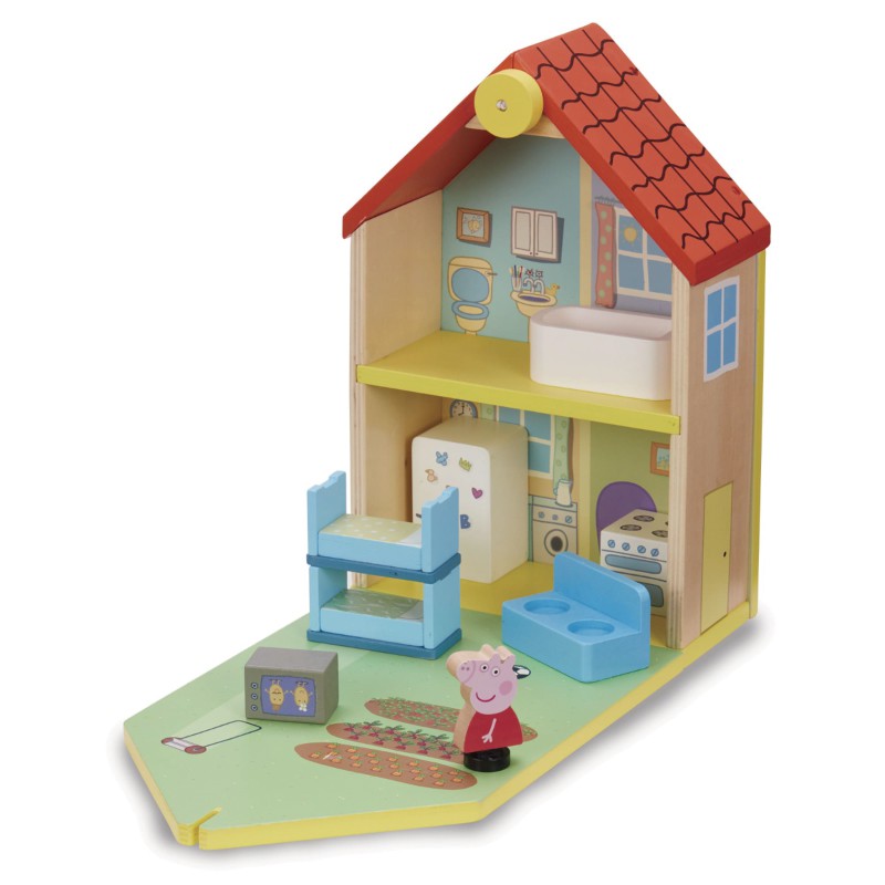 粉紅豬小妹Peppa Pig-(木製)豪華房屋組 玩具反斗城
