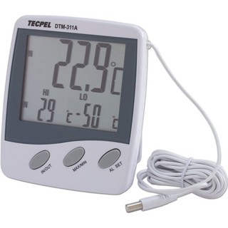 TECPEL 泰菱 》DTM-311A 雙點溫度計 雙顯示溫度計 溫度計 IN/OUT溫度計 螢幕警示與蜂鳴警報