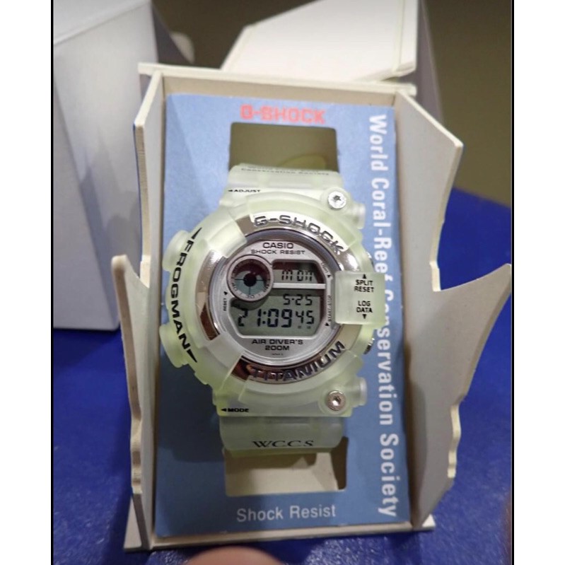 全新G-SHOCK frogman W.C.C.S. manta潛水紀念錶