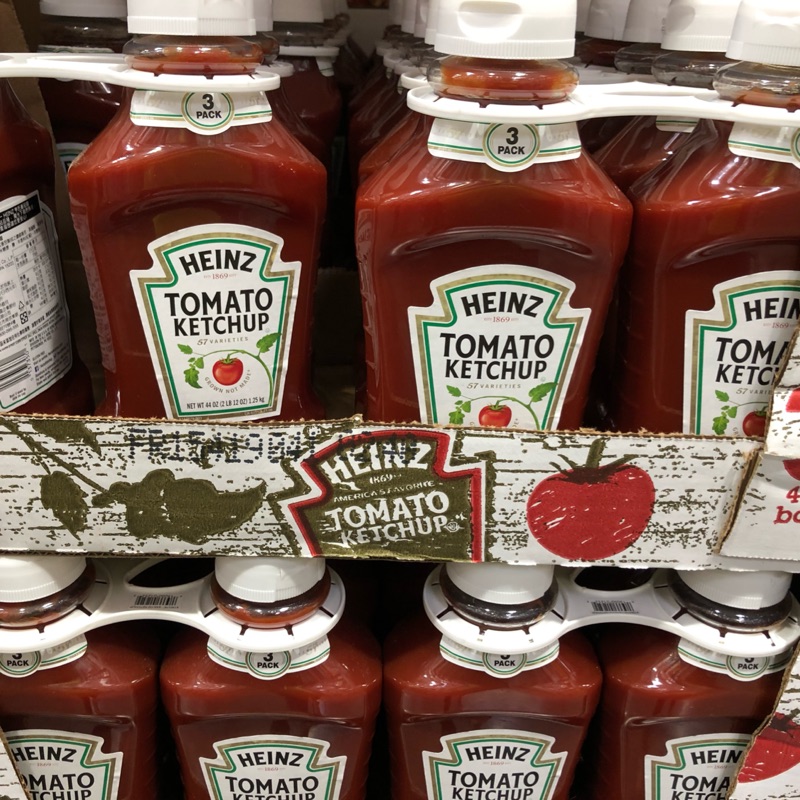 🛍好市多Costco 代購 HEINZ KETCHUP（現貨） 亨氏蕃茄醬 1.25kg*3入 可單買 拆賣