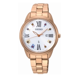 【SEIKO】LUKIA 羅馬字太陽能不鏽鋼女錶 33mm SUT368J1 V137-0DC0G 台灣公司貨SK022