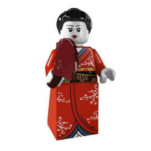 [IS BRICK磚賣店]LEGO 樂高8804 人偶包 4代 日本 藝妓 Kimono Girl