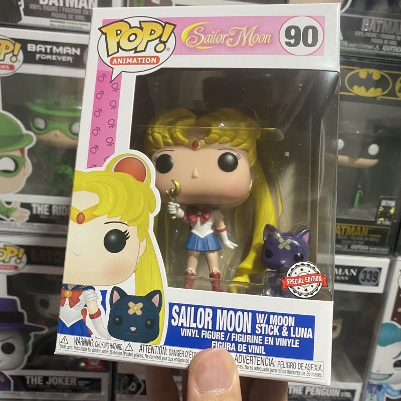 [李大] 正版現貨 Funko POP 美少女戰士 水手月亮 月光仙子 露娜 OK蹦 Sailor Moon #90