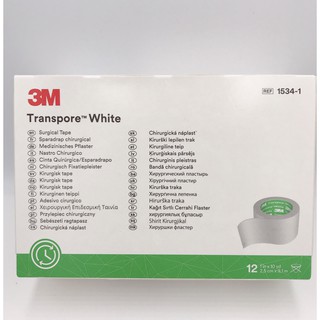 3M 嬰幼兒專用膠帶 1吋(12入/盒) 透氣膠帶 透氣嬰兒膠布寶貝膠 1534-1 1534-0