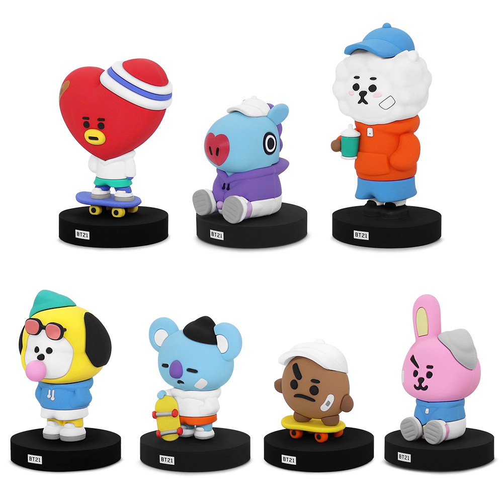 GARMMA 宇宙明星BT21 街頭系列 盒玩公仔 (一套7隻不重複)