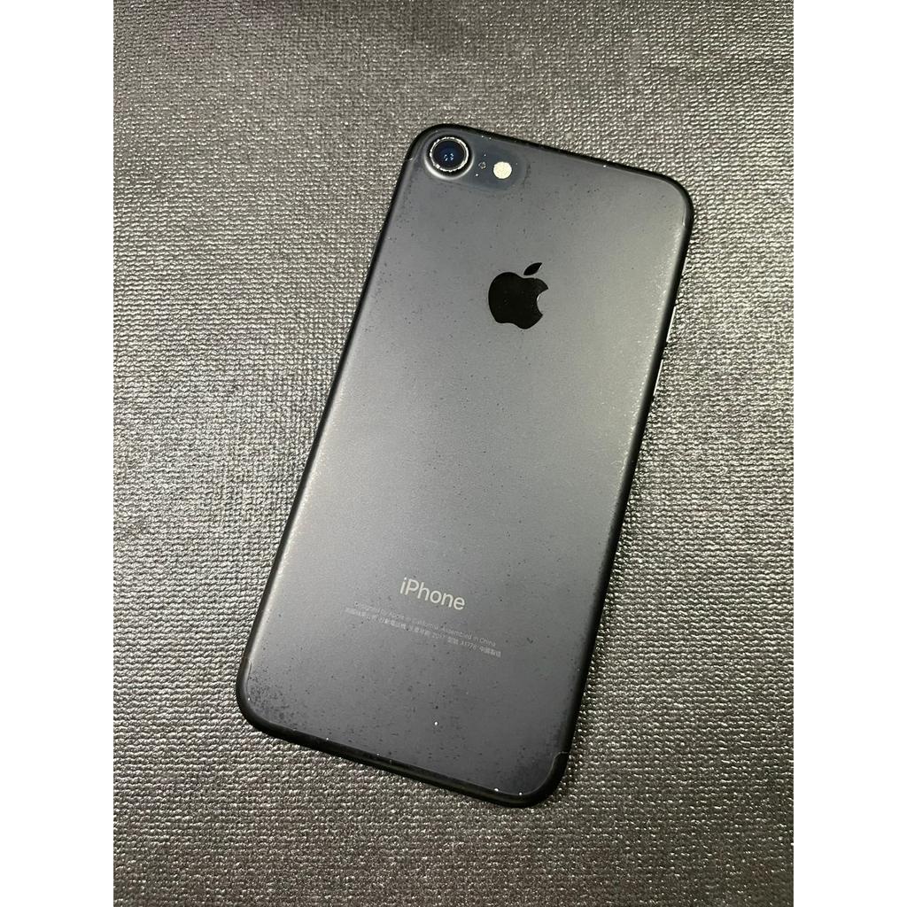 【有隻手機】Apple I Phone 7 霧黑色 128G-備用機、工作機(目前電池健康度-100%)
