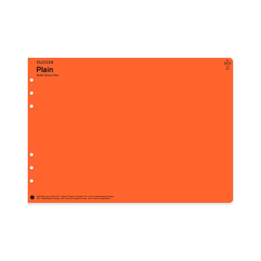 日本 PLOTTER 003 萬用手冊內頁/ A4/ 空白/ 2入 eslite誠品