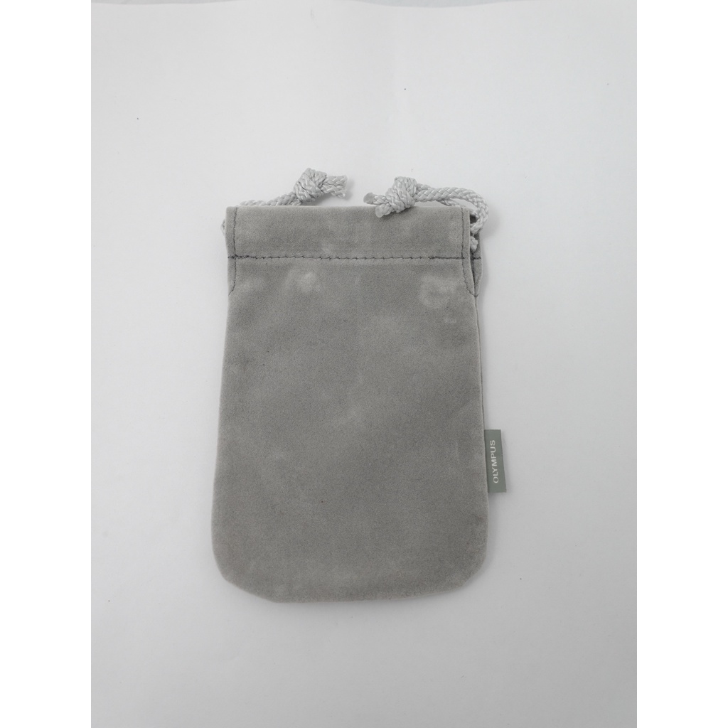 束口袋 麂皮質感 9x13.5 cm 灰色 旅行收納袋保護袋手機機能多用途包貼身休閒收納 [2F G-126]