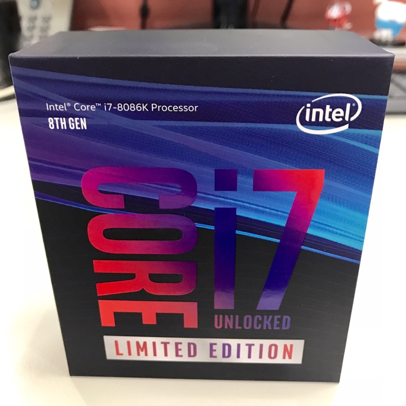 ［壹玖肆參-賣場］Intel i7-8086k (6核/12緒）4.0GHz