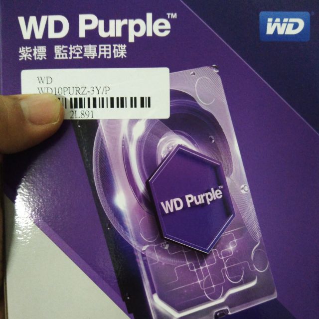 保固三年 全新品  1t WD 紫標盒裝  監控碟  監視器專用 +（Dve變壓器 2a *3）