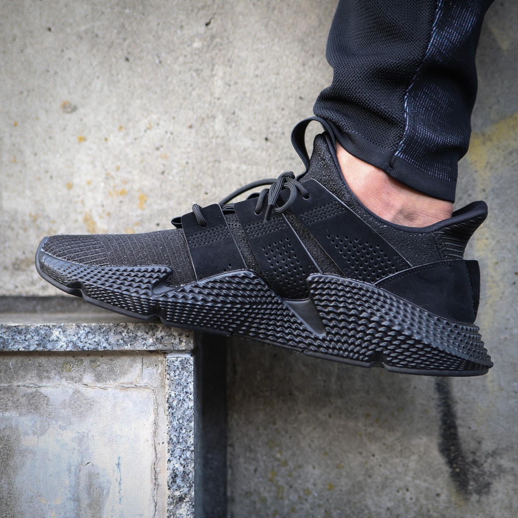 B37453 ADIDAS ORIGINALS PROPHERE 全黑黑色網布麂皮黑魂休閒鞋運動鞋男鞋| 蝦皮購物