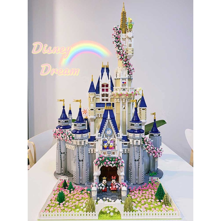 ◐樂高迪士尼公主城堡建築女孩系列成年人高難度巨大型拼裝玩具積木5314