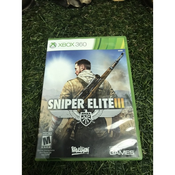 Xbox 360  狙擊之王 3 Sniper Elite 3 狙擊菁英 3 二手