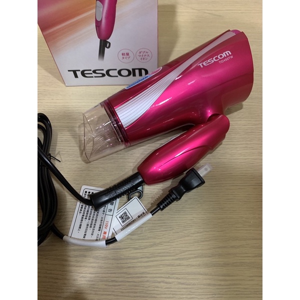 全新品 TESCOM TID450TW 吹風機 桃紅色