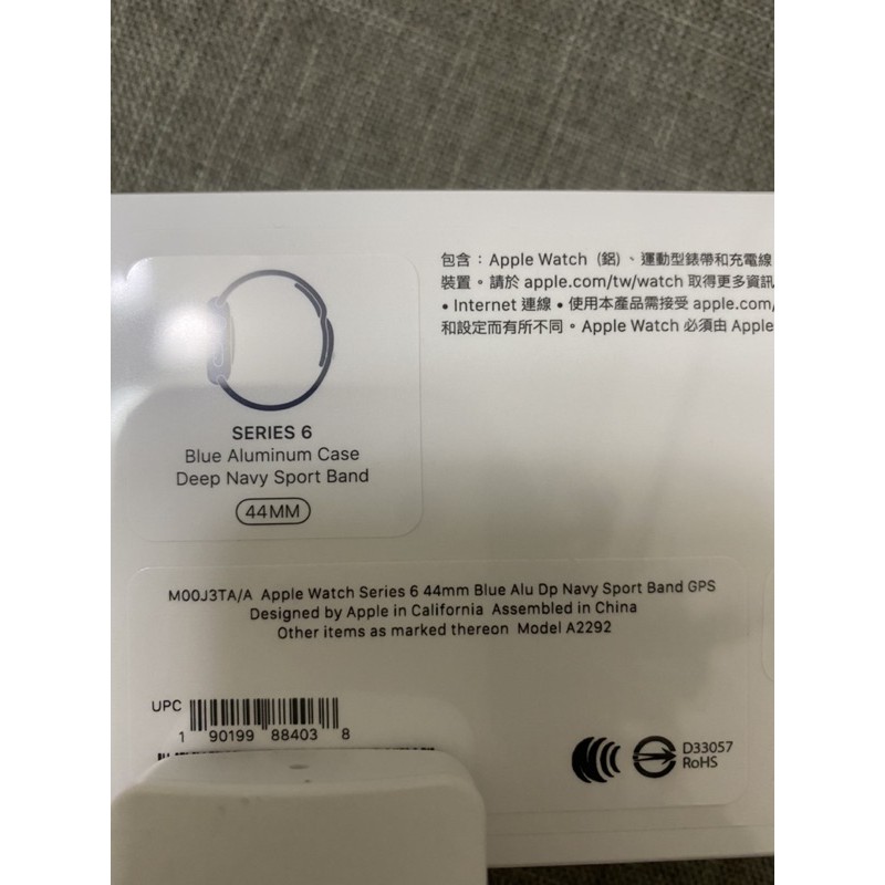 Apple Watch series 6 藍 sport 44mm