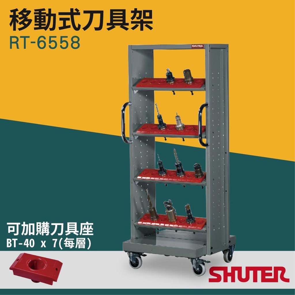 【樹德】RT-6558 TW固定式刀具架系列 專業中型刀具櫃 刀架 刀具座 整理架 分類 收納 展示 工房 工具櫃